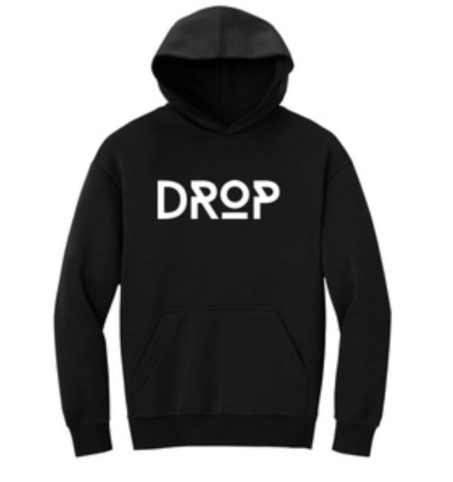 Drop hoodie black
