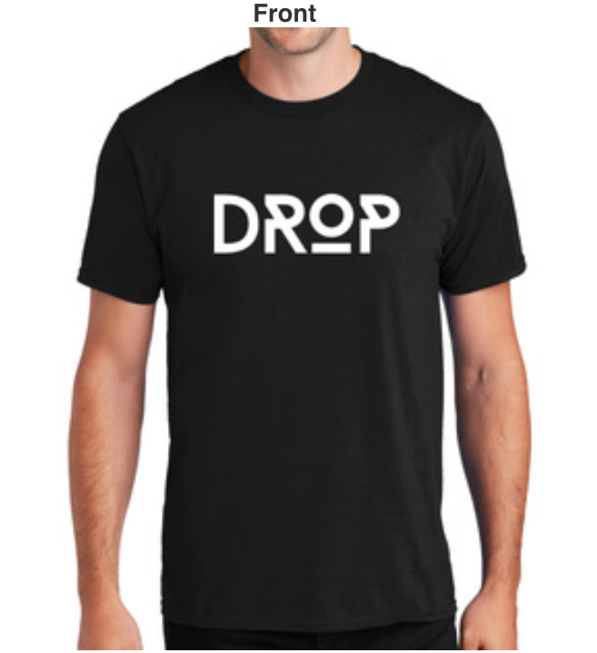 Drop t-shirt black