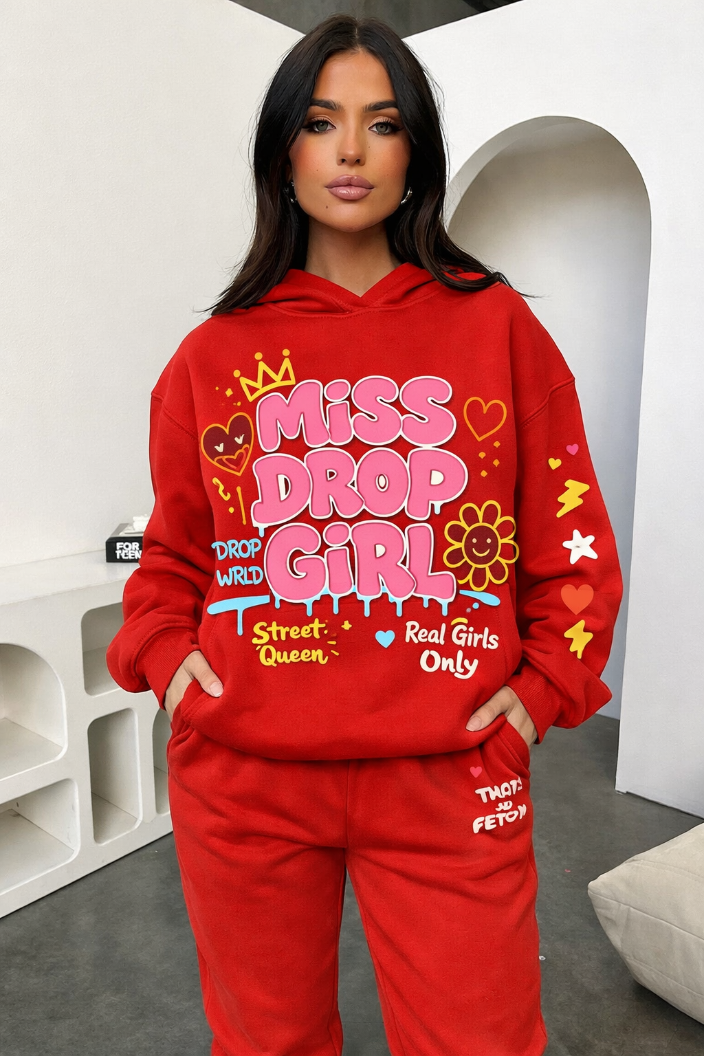 Drop MISS DROP GIRL hoodie unisex