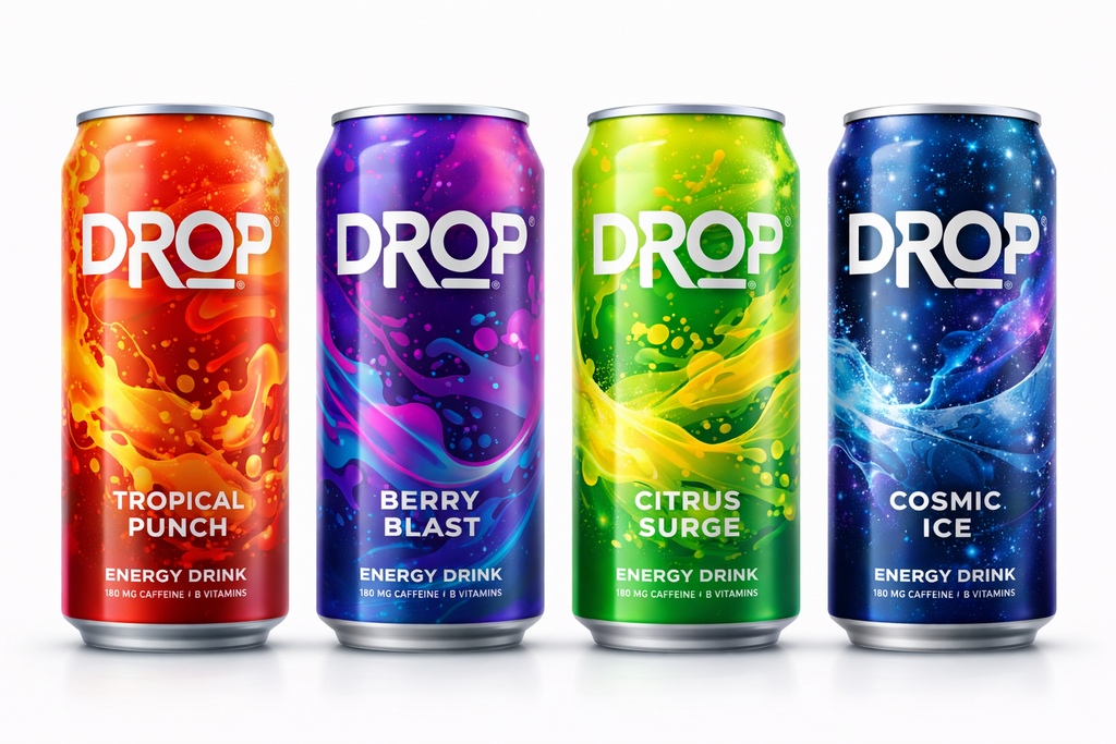DROP NEW ENERGY DRINK COLLECTIONS 2026