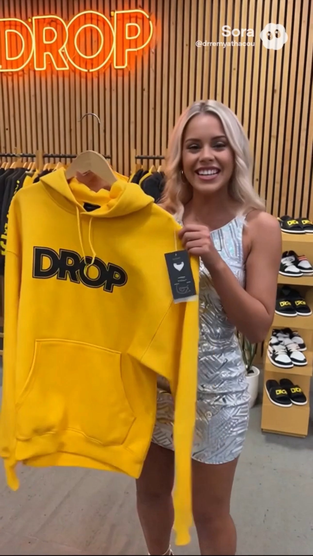 DROP MUSTANG TOP HOODIE