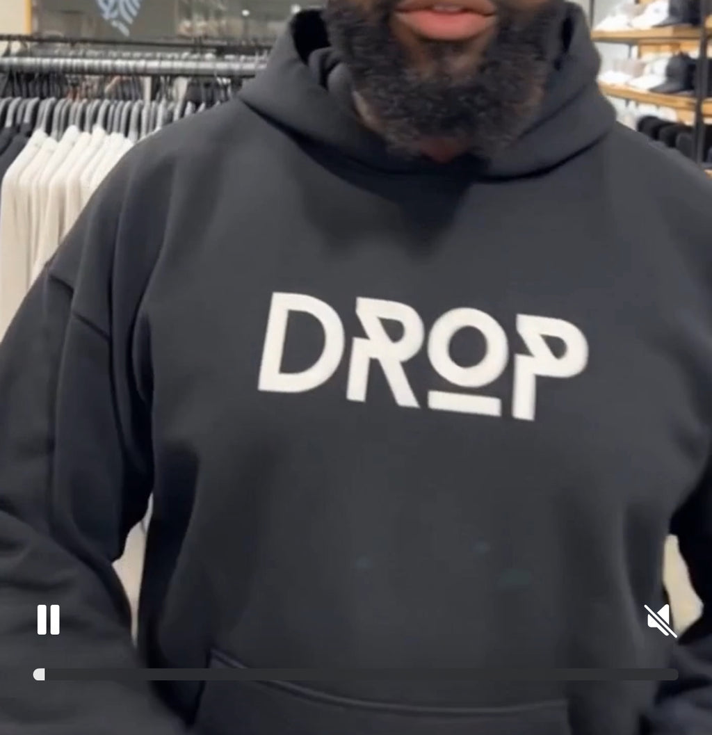 Drop hoodies Set  black